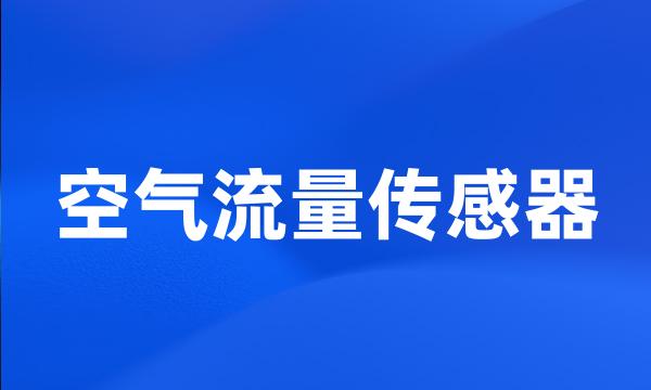 空气流量传感器