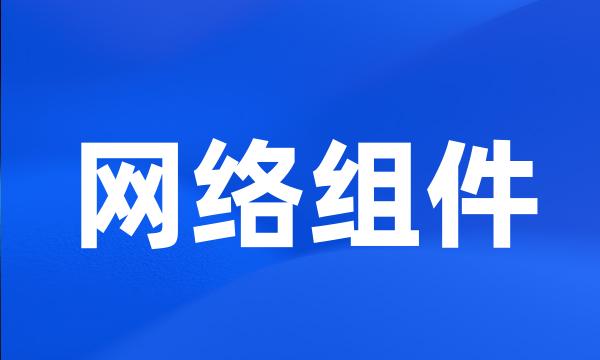 网络组件