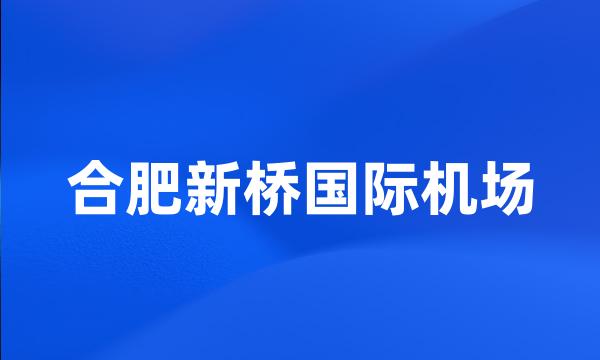 合肥新桥国际机场