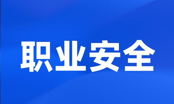 职业安全