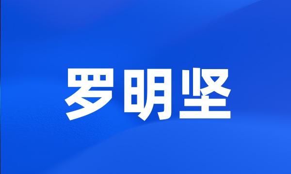 罗明坚