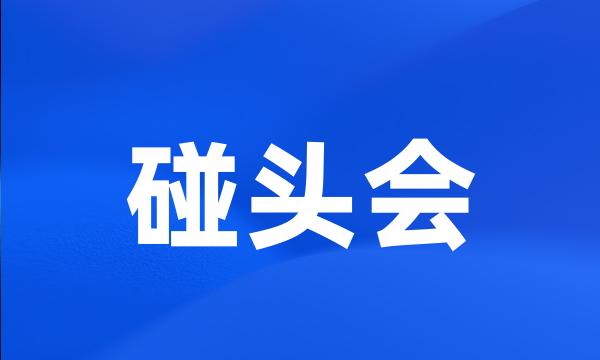 碰头会