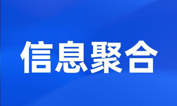 信息聚合