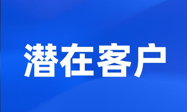 潜在客户