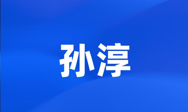 孙淳