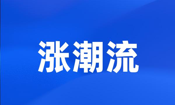 涨潮流