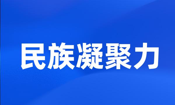 民族凝聚力