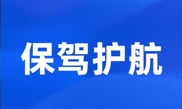 保驾护航