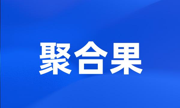 聚合果