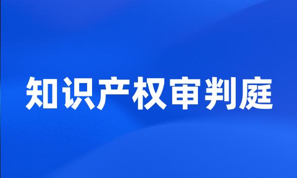 知识产权审判庭