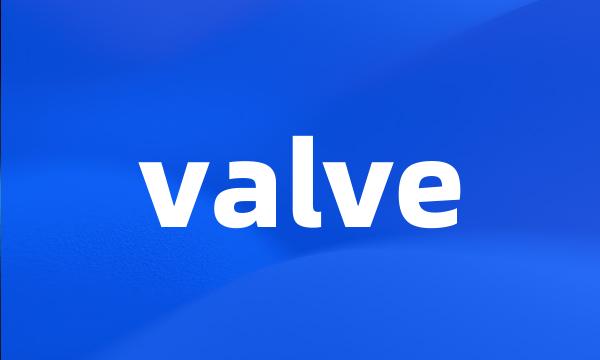 valve