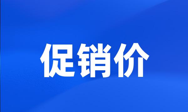 促销价