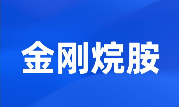 金刚烷胺