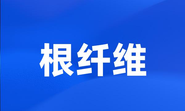 根纤维