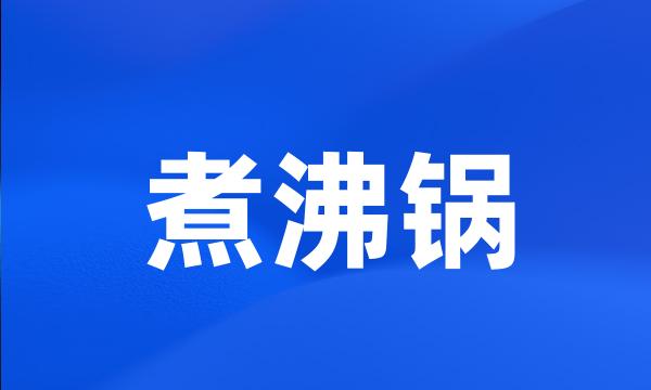 煮沸锅