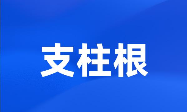 支柱根