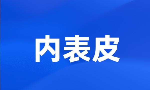 内表皮