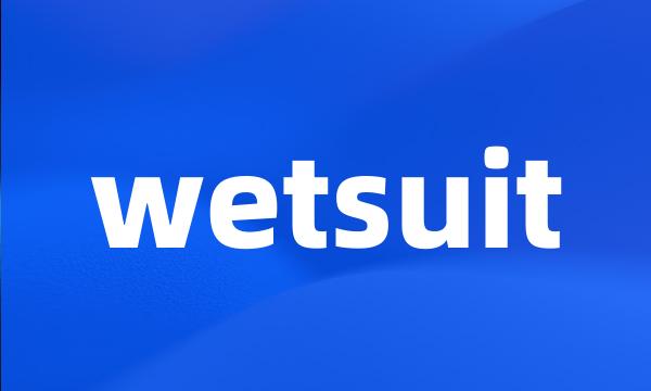 wetsuit