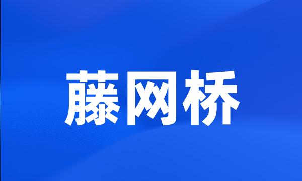 藤网桥