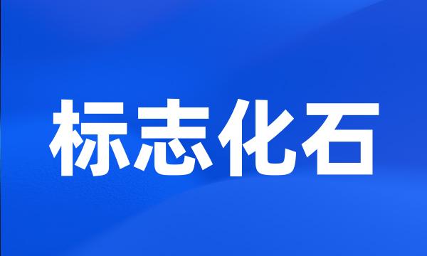 标志化石