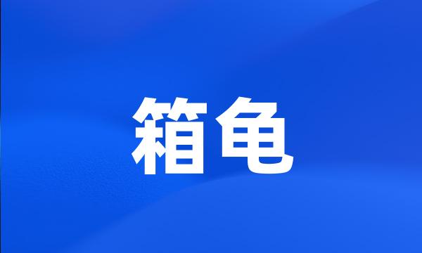 箱龟