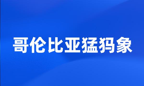 哥伦比亚猛犸象