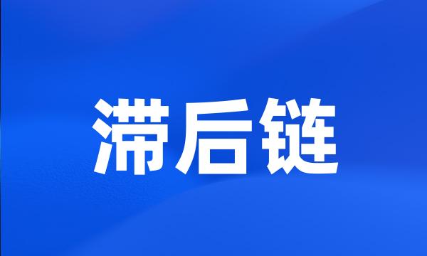 滞后链