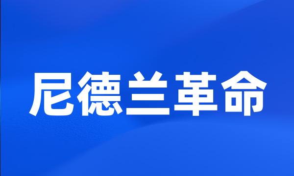 尼德兰革命