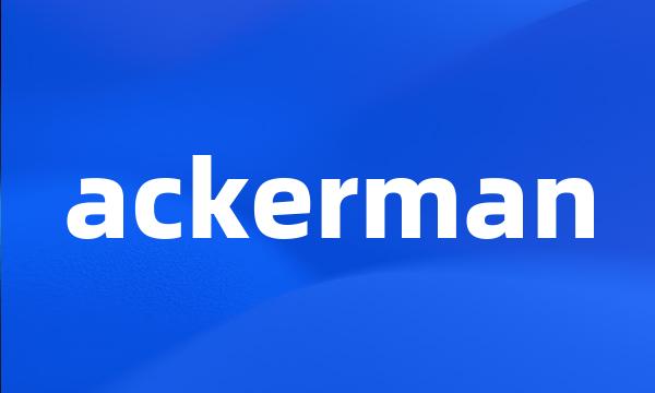 ackerman