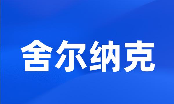 舍尔纳克