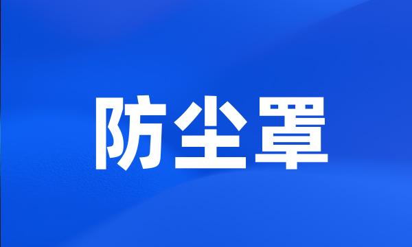 防尘罩