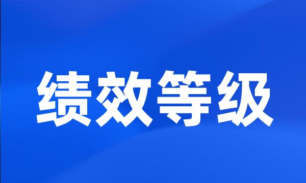 绩效等级