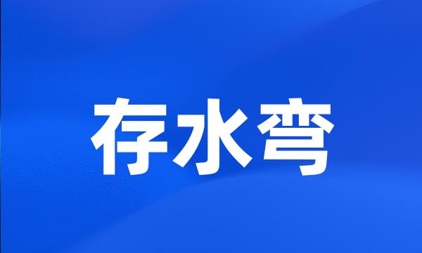 存水弯