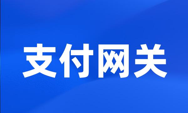 支付网关