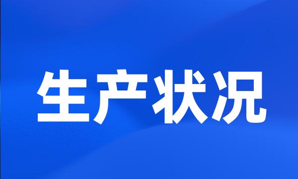 生产状况