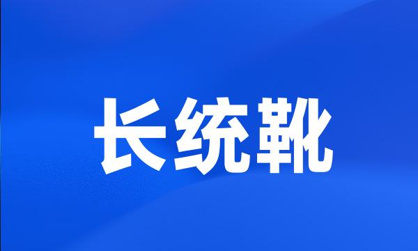 长统靴