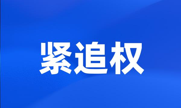 紧追权