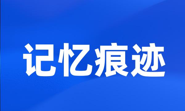 记忆痕迹