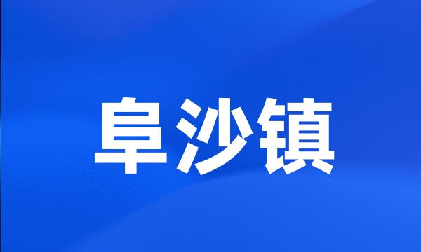 阜沙镇