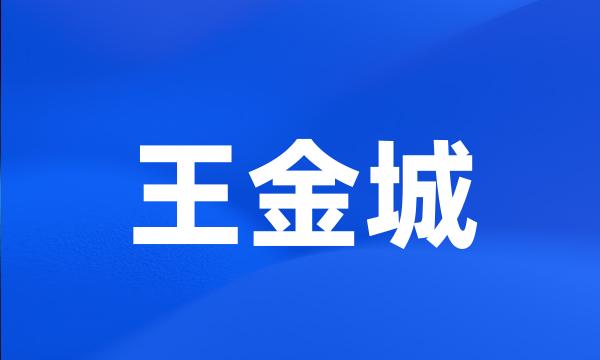 王金城