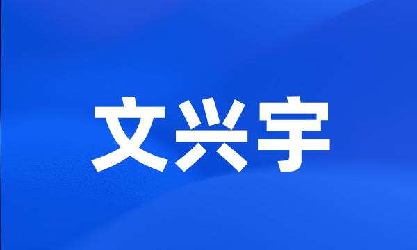 文兴宇