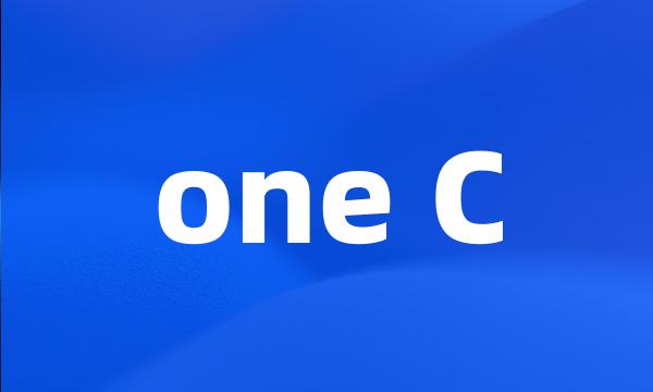 one C