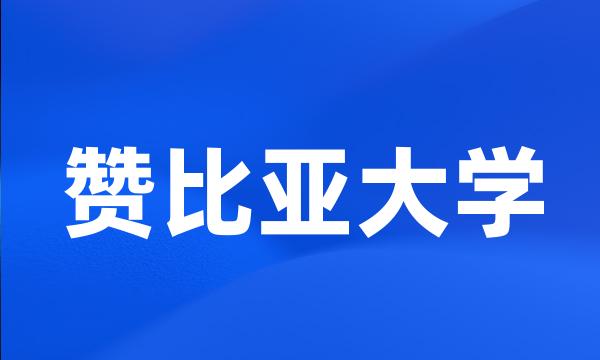 赞比亚大学