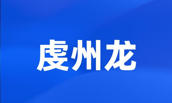 虔州龙