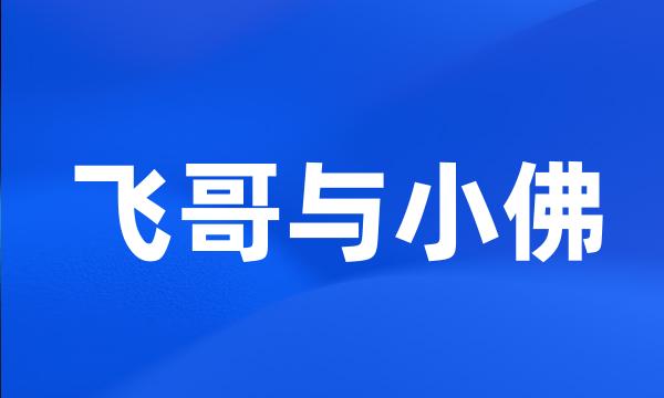 飞哥与小佛