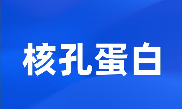 核孔蛋白