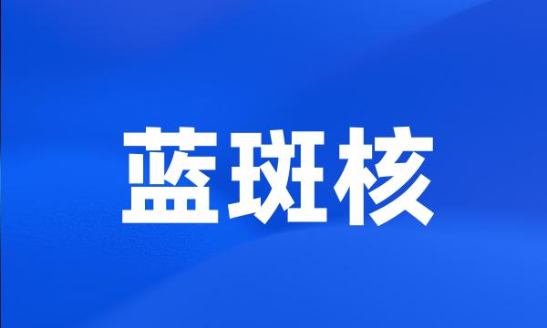 蓝斑核