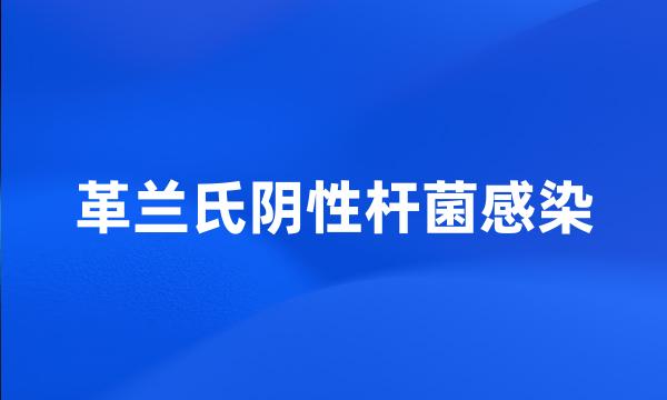 革兰氏阴性杆菌感染