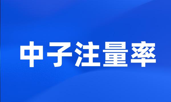 中子注量率