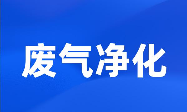 废气净化